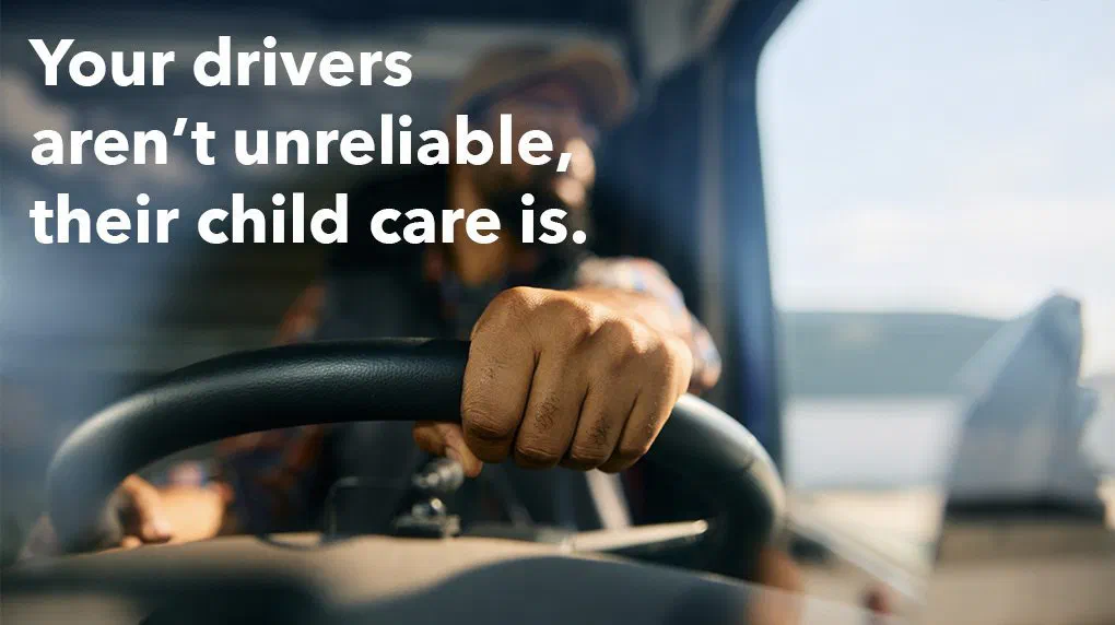 A truck driver balancing work on the road with family care responsibilities